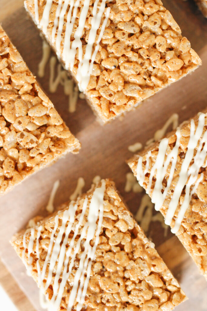 Gingerbread Latte Rice Krispie Treats