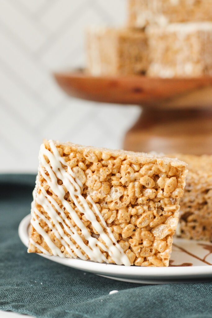 Gingerbread Latte Rice Krispie Treats