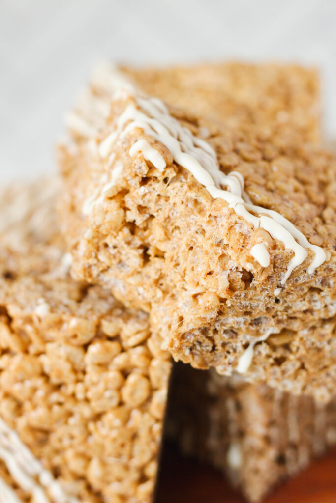 Gingerbread Latte Rice Krispie Treats