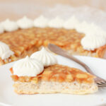 Chestnut Apple Tart slice