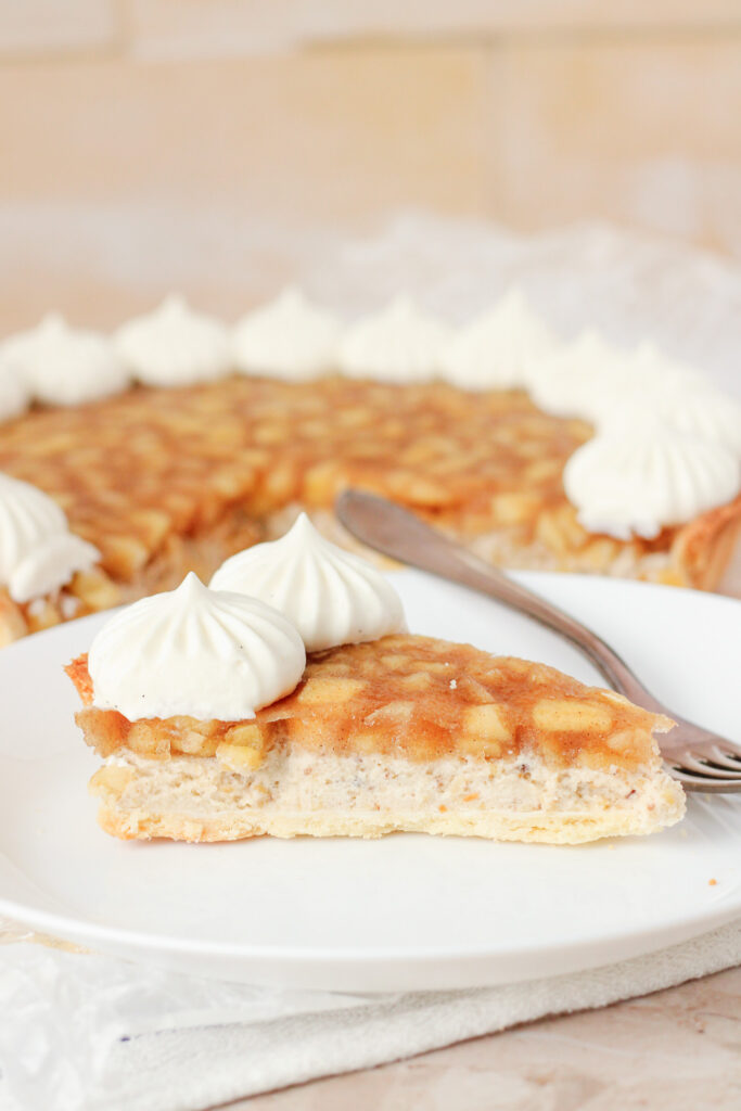 Chestnut Apple Tart slice