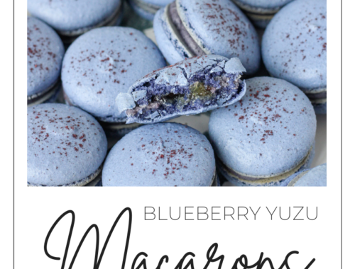 Blueberry Yuzu Macarons | Bakes & Blunders