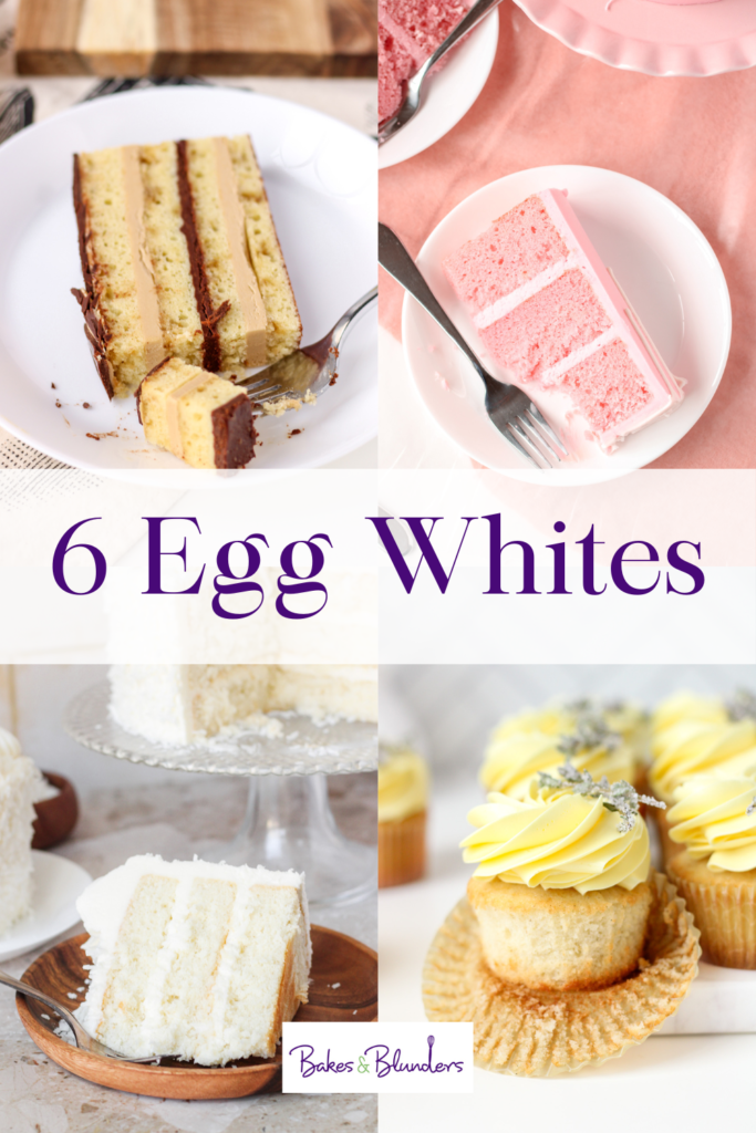 6 Egg Whites | Bakes & Blunders